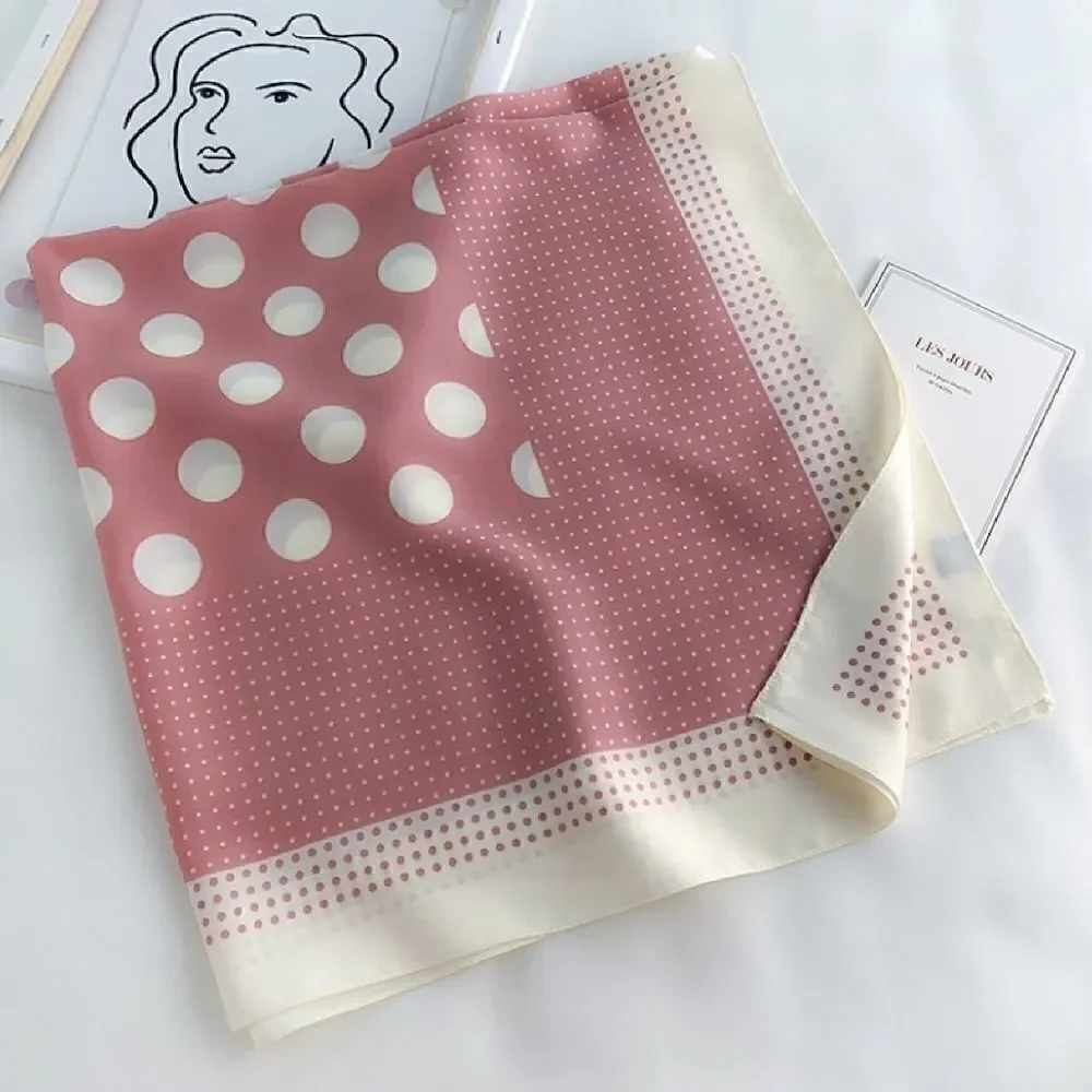 Miss Emily Pink Unique silky scarf